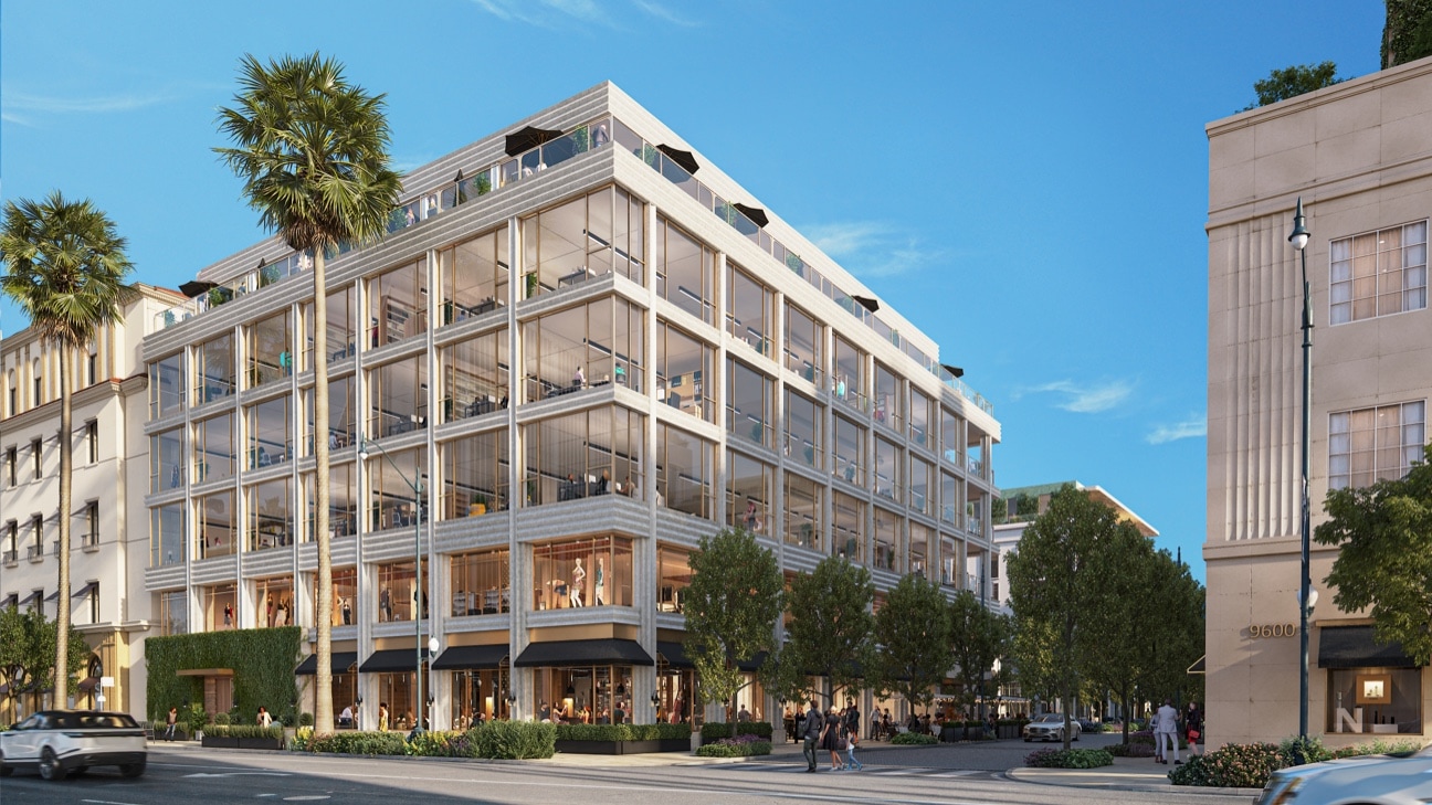 Render of 9600 Wilshire project