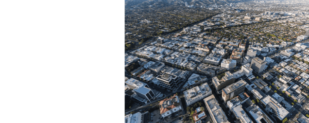 Beverly Hills Wilshire Bl Aerial photo