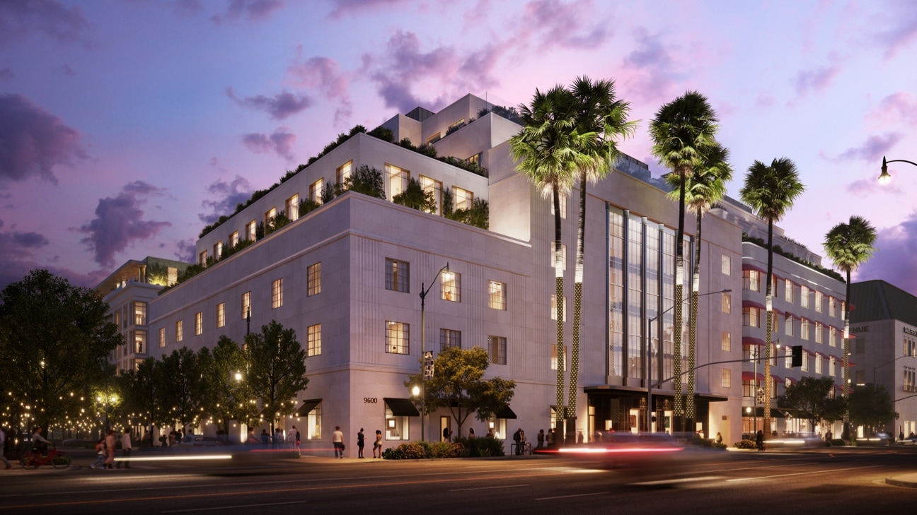 Render of 9600 Wilshire project