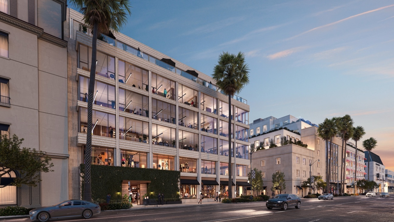 Render of 9600 Wilshire project